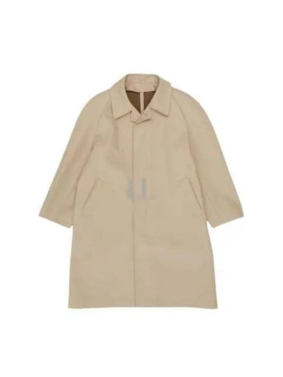 Button Car Coat Single Coat Beige - LEMAIRE - BALAAN 2