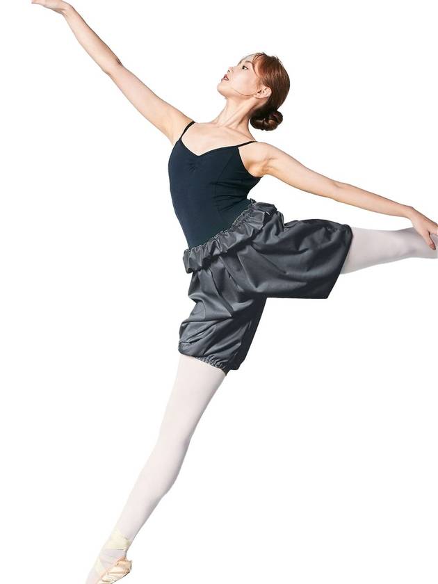 Point Fix Ballet Warmer Waist Short Pants Charcoal - HOTSUIT - BALAAN 1