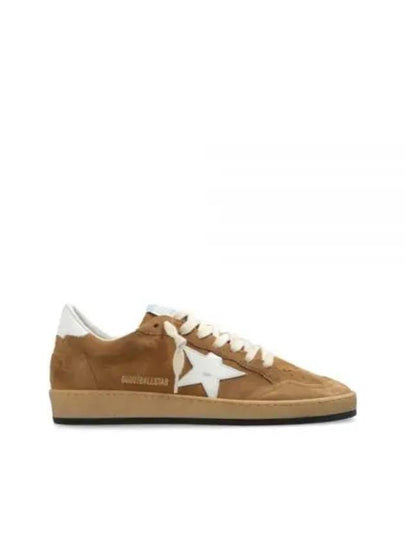 Ball Star Suede Low Top Sneakers Brown - GOLDEN GOOSE - BALAAN 2