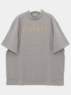 Men's Eternal ETERNAL Crew Neck Short Sleeve T-Shirt Gray - FEAR OF GOD - BALAAN 3