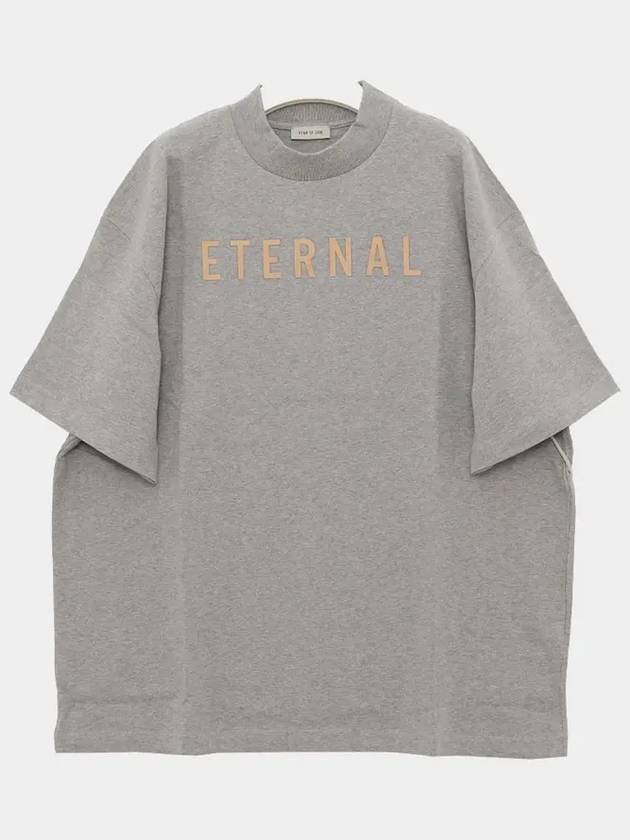 Men's Eternal ETERNAL Crew Neck Short Sleeve T-Shirt Gray - FEAR OF GOD - BALAAN 3