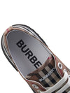 Jack Vintage Check Cotton Low-Top Sneakers Burch Brown - BURBERRY - BALAAN 8