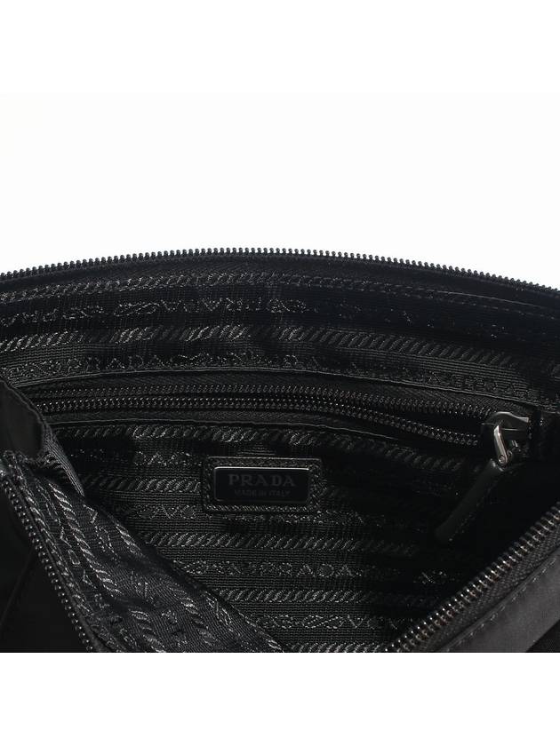 Re-Nylon Zipper Clutch Bag Black - PRADA - BALAAN 8