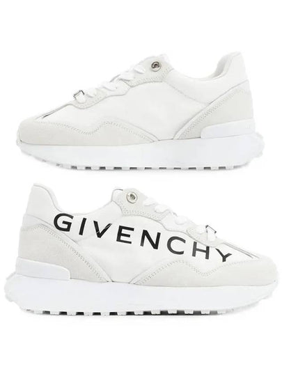 GIV Runner Logo Low Top Sneakers White - GIVENCHY - BALAAN 2