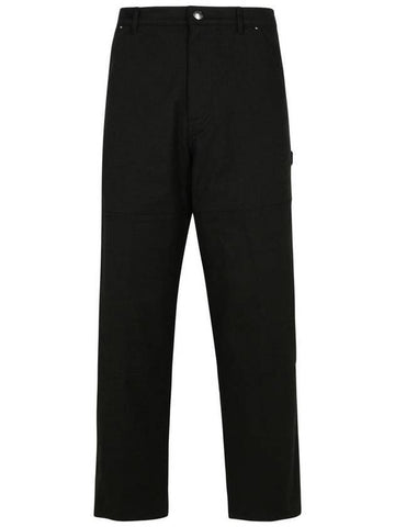 Canvas straight pants black - MONCLER - BALAAN 1