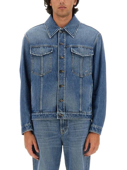 24SS Jacket FW1027AS02F0RBB BLUE DENIM - FENDI - BALAAN 2