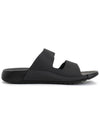 Women's 2nd Cozmo Slippers Black - ECCO - BALAAN 5