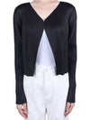 Pleated Please PP47 JO10615 Basic Cardigan - ISSEY MIYAKE - BALAAN 3