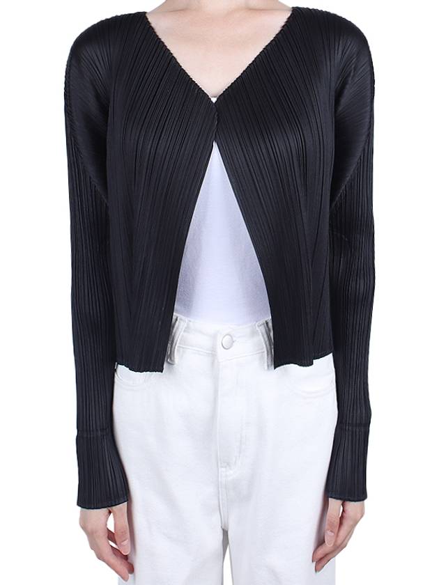 Pleated Please PP47 JO10615 Basic Cardigan - ISSEY MIYAKE - BALAAN 3