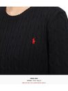 Kids cable knit 323702674061 BLACK Adults can wear - POLO RALPH LAUREN - BALAAN 6