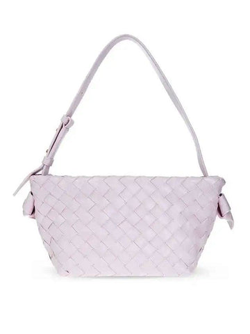 Intrecciato Tie Mini Shoulder Bag Pink - BOTTEGA VENETA - BALAAN 1