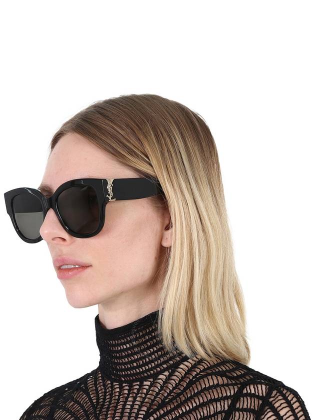 Saint Laurent Grey Butterfly Ladies Sunglasses SL M95/F 001 56 - SAINT LAURENT - BALAAN 2