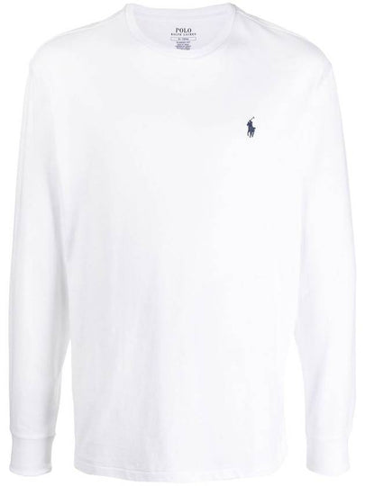 Pony embroidery classic long sleeve t shirt white - POLO RALPH LAUREN - BALAAN 2