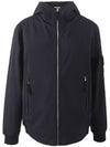 Men's Soft Shell Wappen Hooded Jacket Navy - STONE ISLAND - BALAAN 2