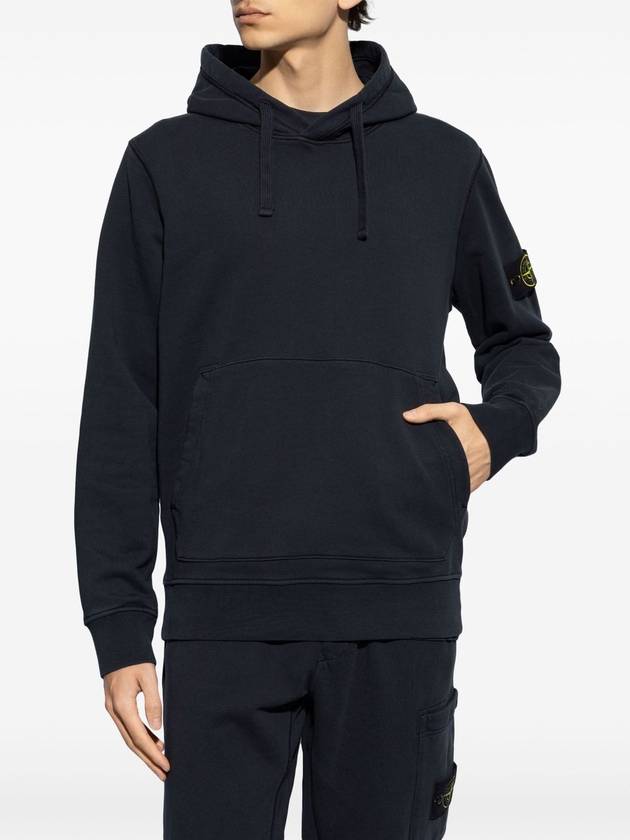 L XL XXL size dark navy wappen sweatshirt hood 811564151 - STONE ISLAND - BALAAN 3