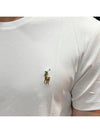 Embroidered Logo Pony Short Sleeve T-Shirt White - POLO RALPH LAUREN - BALAAN 7