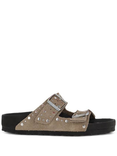 Birkenstock Arizona Rivet Exquisite Taupe Shoes - BIRKENSTOCK - BALAAN 1