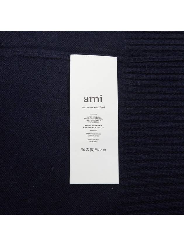 Sweater HKC1570054011 NAVY BLUE - AMI - BALAAN 10