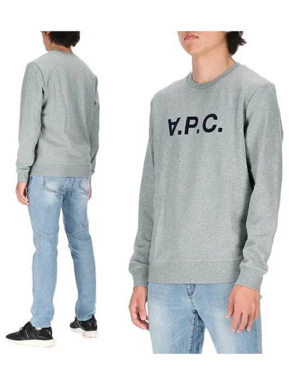 VPC Logo Crew Neck Sweatshirt Grey - A.P.C. - BALAAN 2