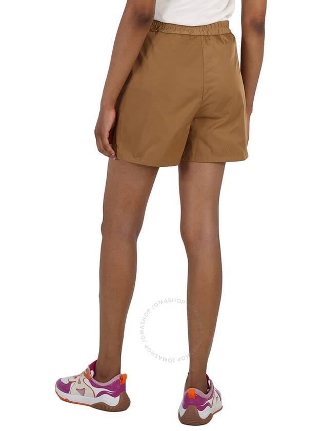 Women's Gabardine Banding Shorts Brown - MONCLER - BALAAN 4