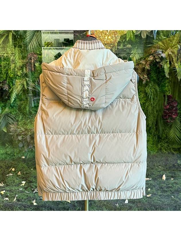 Men's Padded Vest Beige - KITON - BALAAN 5