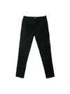 Men's Satin Flap Cargo Straight Pants Black - CP COMPANY - BALAAN 1