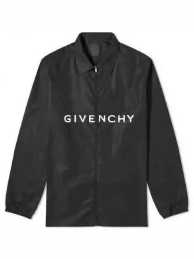 Logo Print Long Sleeve Shirt Black - GIVENCHY - BALAAN 2