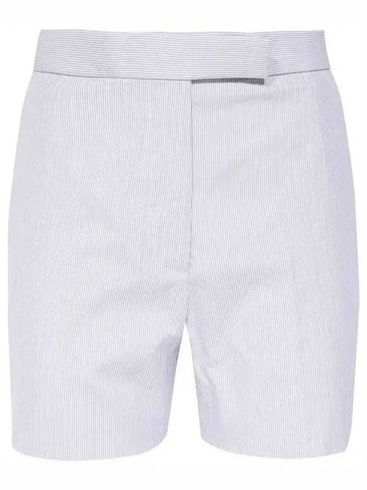 RWB Pinstripe Classic Backstrap Shorts Medium Grey - THOM BROWNE - BALAAN 2