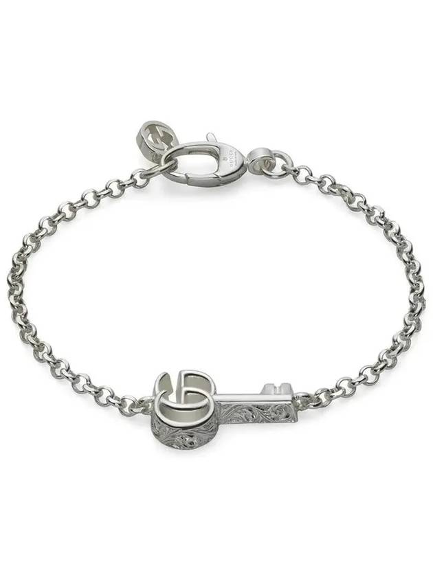 GG Mamont Key Charm Bracelet Silver YBA632207002 - GUCCI - BALAAN 4