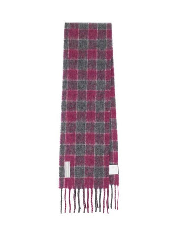 Alpaca Check Muffler Red Green - OUR LEGACY - BALAAN 1