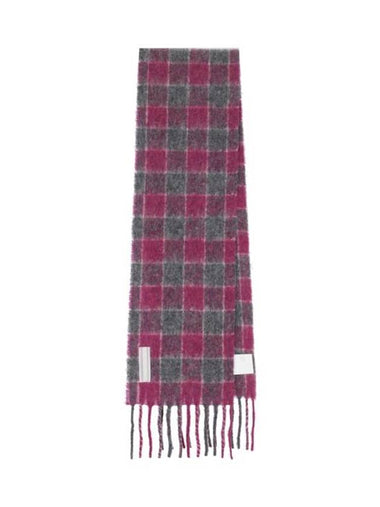 Alpaca Check Muffler Red Green - OUR LEGACY - BALAAN 1