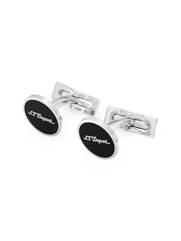 Engraved Logo Cufflinks Silver - S.T. DUPONT - BALAAN 1