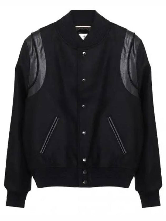 Wool varsity jacket women s - SAINT LAURENT - BALAAN 1