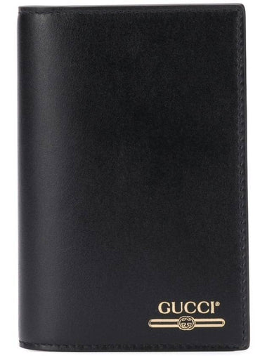 Logo Passport Wallet Black - GUCCI - BALAAN 1