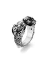 Tiger Head Ring Silver - GUCCI - BALAAN 4