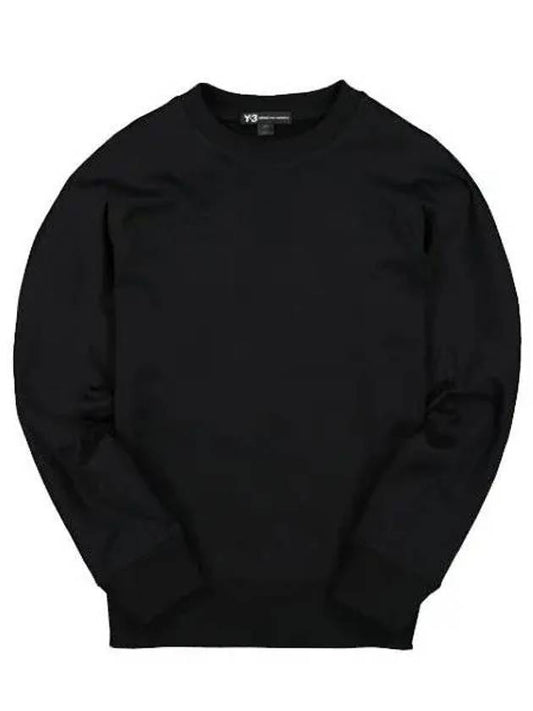 Classic Back Logo Cotton Sweatshirt Black - Y-3 - BALAAN 1