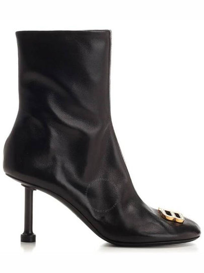 Groupie Leather Ankle Boots Black - BALENCIAGA - BALAAN 2