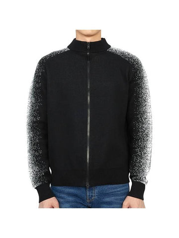 Zip-Up Cardigan Black - HERNO - BALAAN 1