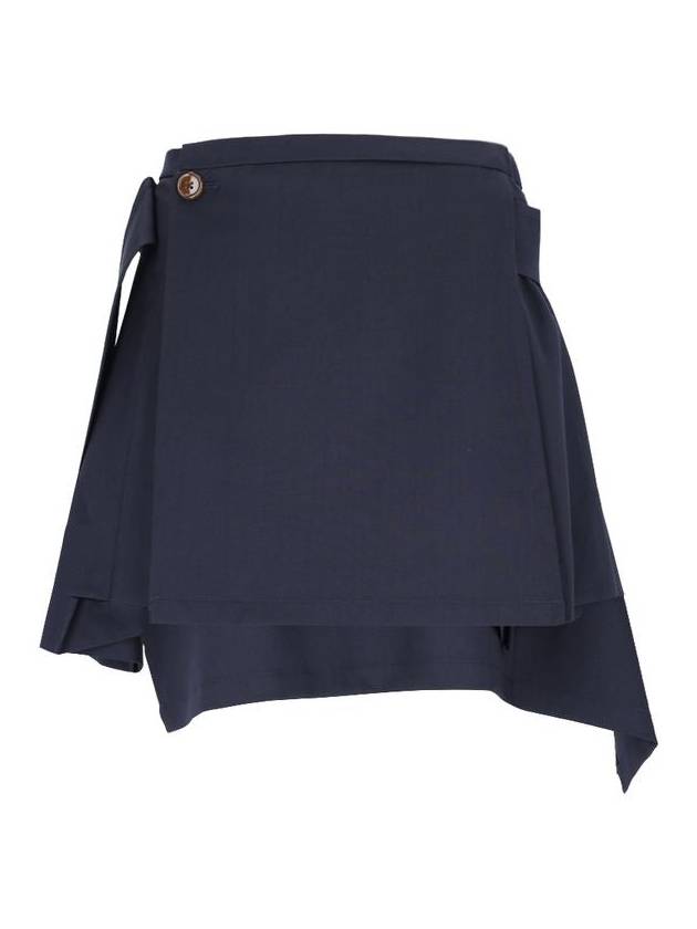 Women's Meghan Kilt A-line Skirt Blue - VIVIENNE WESTWOOD - BALAAN 2