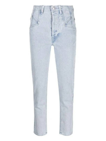 Niliane Slim Denim Jeans Light Blue - ISABEL MARANT - BALAAN 1