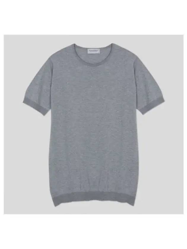 Belden knit t shirt silver - JOHN SMEDLEY - BALAAN 1