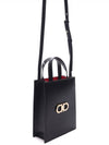 Mini Tote Bag Black - SALVATORE FERRAGAMO - BALAAN 4