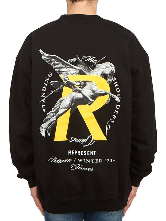 Representant Men's Sweatshirt MS4005 JET BLACK - REPRESENT - BALAAN 2