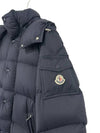 Hanoverian Long Padding Navy - MONCLER - BALAAN 3