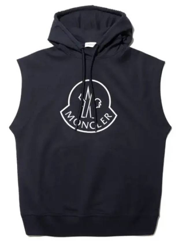 logo sleeveless hoodie - MONCLER - BALAAN 1