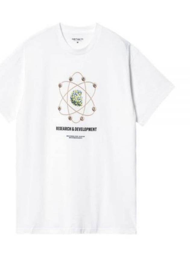 Logo Organic Cotton Short Sleeve T-Shirt White - CARHARTT WIP - BALAAN 2