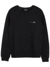 Item Logo Sweatshirt Black - A.P.C. - BALAAN 11