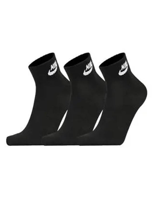 Everyday Essentials Socks 3 Pack Black - NIKE - BALAAN 2