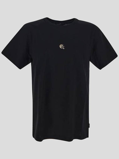 Shadow Project Logo Short Sleeve T-Shirt Black - STONE ISLAND - BALAAN 1