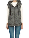 Greengo Zipper Padded Vest Grey - MAX MARA - BALAAN 2